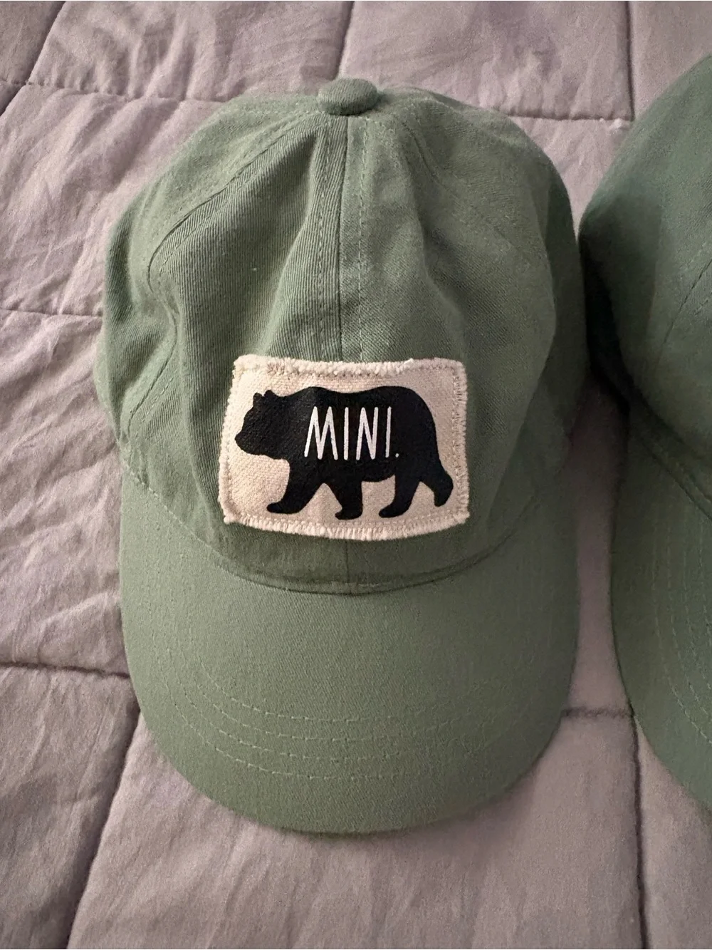 New without tags, Rae Dunn mama bear and mini hats set